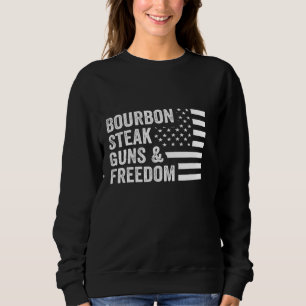 Moletom Bife Bourbon Armas Liberdade Bandeira EUA Whisky P