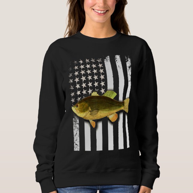 Moletom Big Bass American Flag USA Large Bass (Frente)