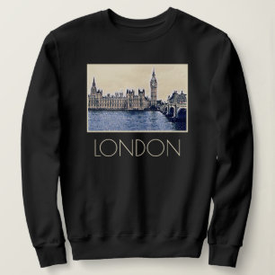 Moletom Big Ben London Watercolor art 