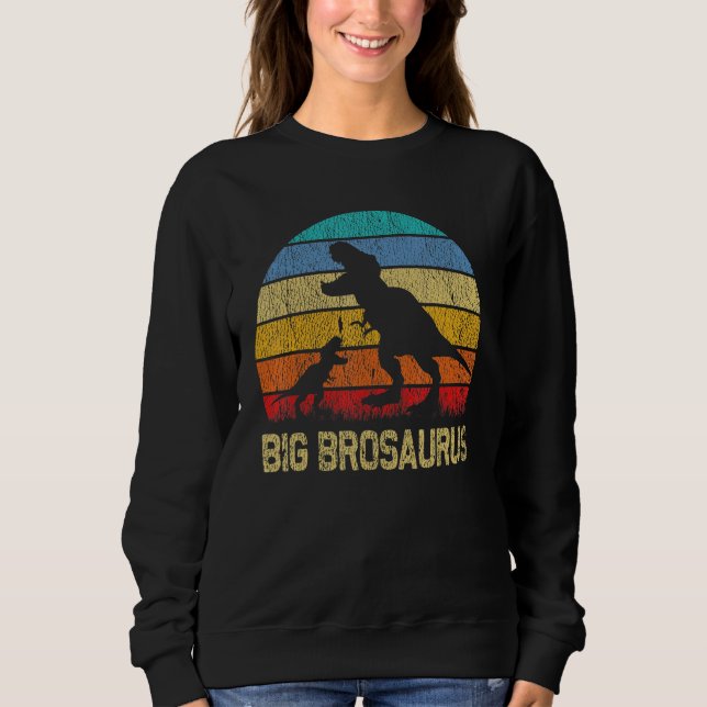 Moletom Big BroSaurus T Rex Dinossaur Big Brother Saurus F (Frente)