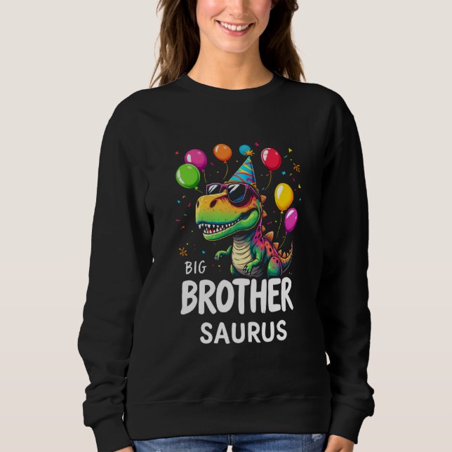 Moletom Big Brother Saurus Playful Dinosaur (Frente)