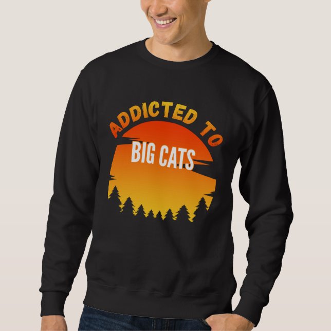 Moletom Big Cats  Addicted to Big Cats (Frente)
