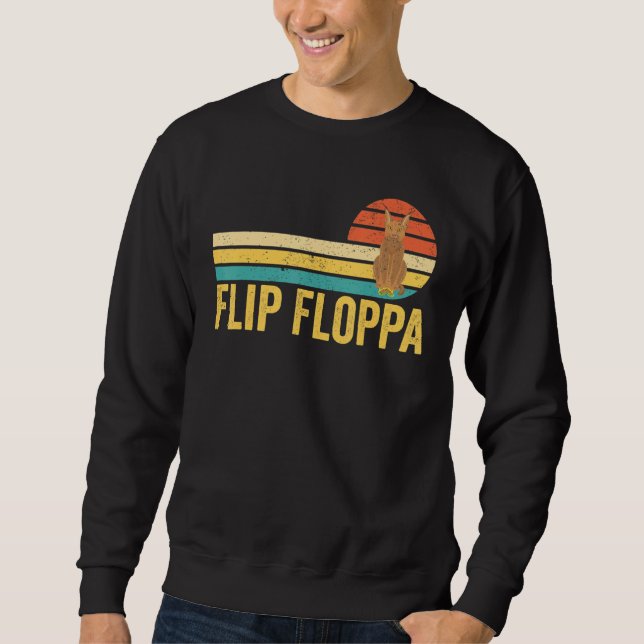 Moletom Big Floppa Caracal Cat Meme Retro Flip Floppa (Frente)