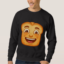 Moletom Big Happy Smiling Toast Slice Mascot