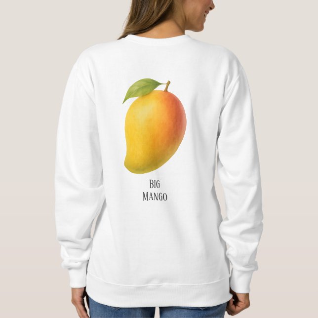 Moletom Big Mango, Sweet Fruit and Name (Verso)