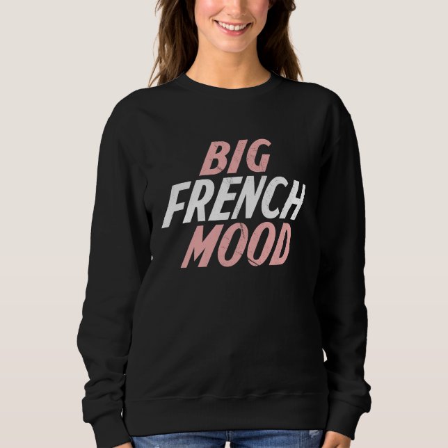 Moletom Big Mood French  French Teacher (Frente)
