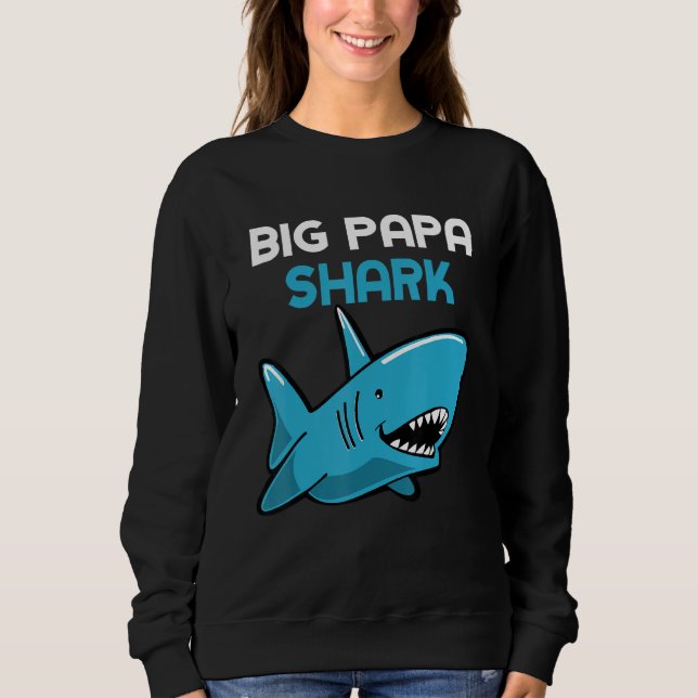 Moletom Big Papa Shark  Family (Frente)