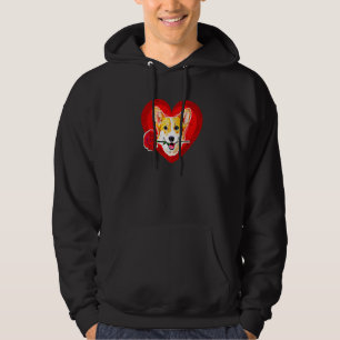 Moletom Big Red Welsh Corgis Rosa Corgi Cartão de Pai Mãe