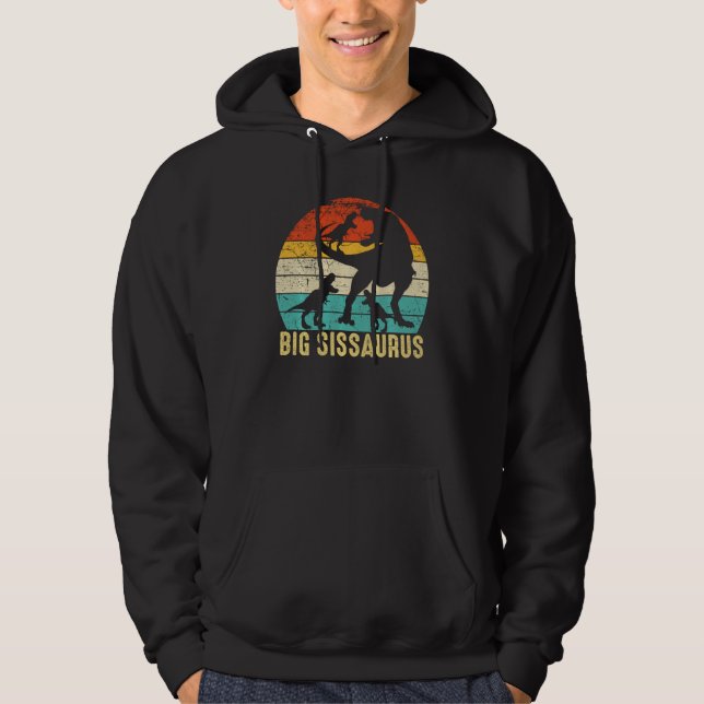 Moletom Big Sissaurus T Rex Grande Irmã Dinossauro Corresp (Frente)