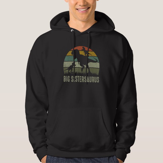 Moletom Big Sistersaurus Dinossaur T Rex Big Sistersaurus  (Frente)