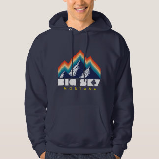 Moletom Big Sky Montana Usa Ski Resort 1980S Retro