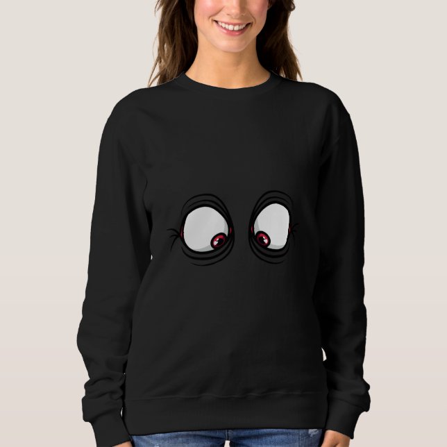 Moletom Big Squinting Eyes Grimace (Frente)