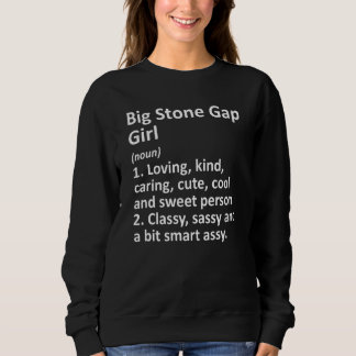 Moletom Big Stone Gap Girl Va Virginia Funny City Home Roo
