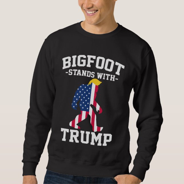 Moletom Bigfoot Com Eleições Trump 2024 (Frente)