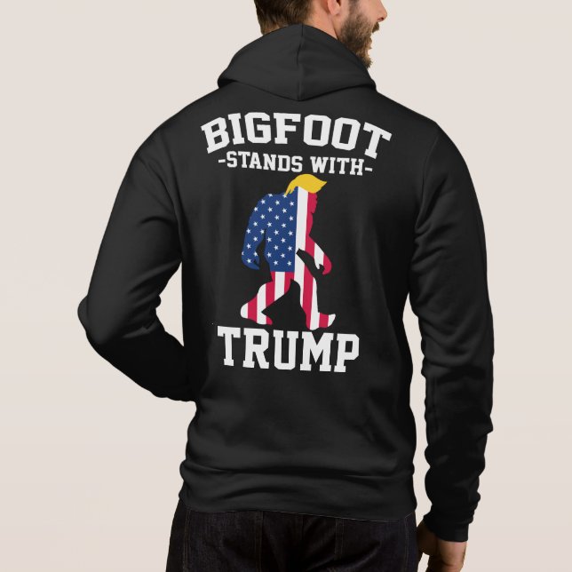 Moletom Bigfoot Com Eleições Trump 2024 (Verso)