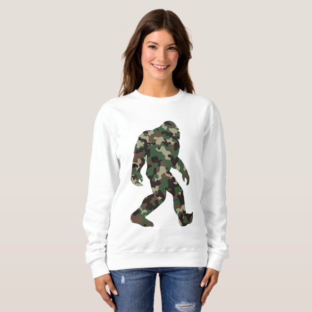 Moletom Bigfoot Sasquatch Camo (Frente Completa)