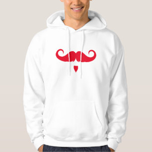 Moletom bigode de barra de mão personalizável
