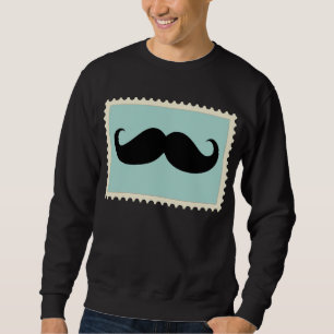 Moletom Bigode preto engraçado 2