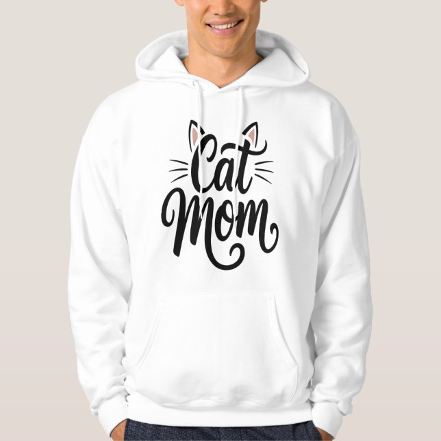 Moletom Bigodes e Orelhas de Mãe de Gato (Frente)