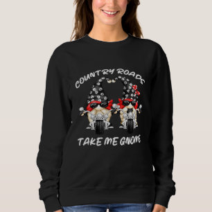 Moletom Biker Gnomie Home Pun - Estradas do País Levam-me