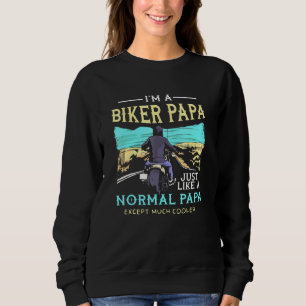 Moletom Biker Papa Motorcycle Bike Rider Pai Pai