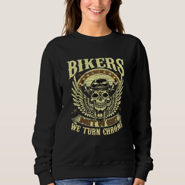 Moletom Bikers Não Vão Cinzas Que Transformamos Cromo Crân (Frente)