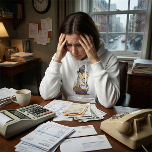 Moletom Bill Collector Debt Pessoa Hoodie