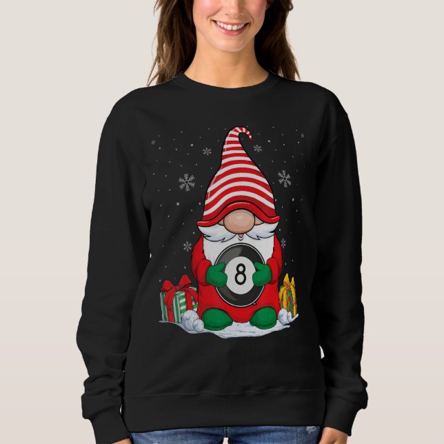 Moletom Billiard Ball Christmas Gnomos Cute Billiard Ball (Frente)