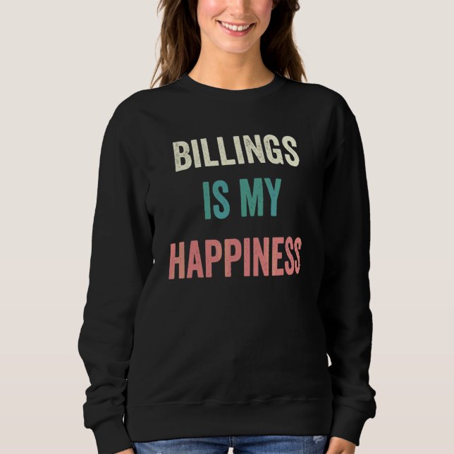 Moletom Billings É Minha Felicidade (Frente)