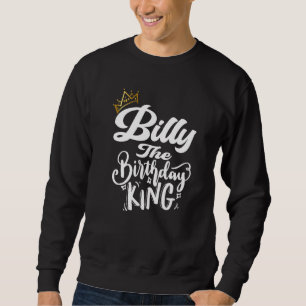 Moletom Billy The Birthday King Happy Birthday Men T