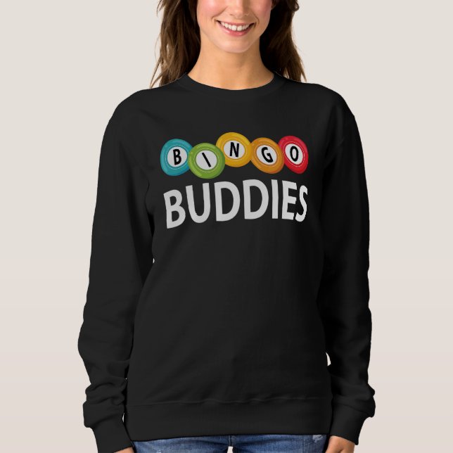 Moletom Bingo Buddies Lucky Game Lottery Men Mulheres Cria (Frente)