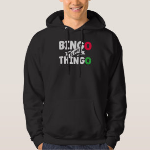 Moletom Bingo Caller Jogando Cartões Ganhou Sorte Bingo O