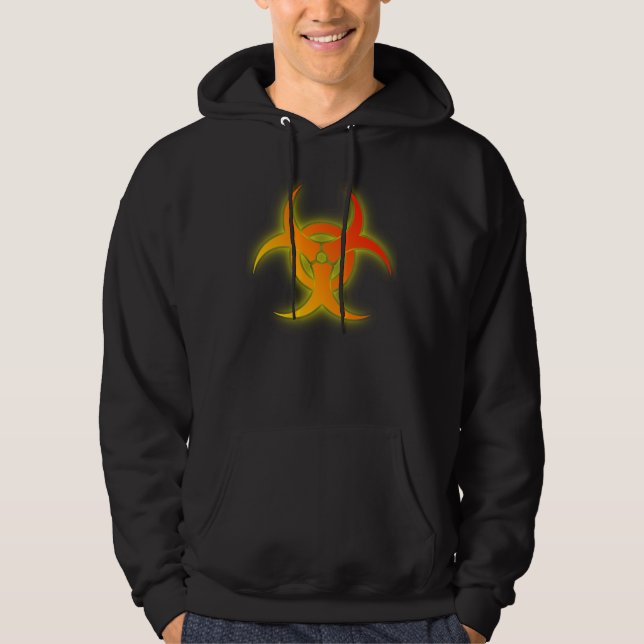 Moletom Bio Hazard Funny Hoodie Humor (Frente)