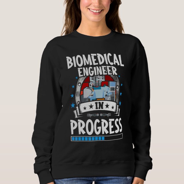 Moletom Biomedical Engineer In Progress Trainee Student (Frente)