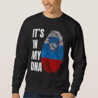 Moletom Biometria de DNA de Impressão Digital Bandeira Esl