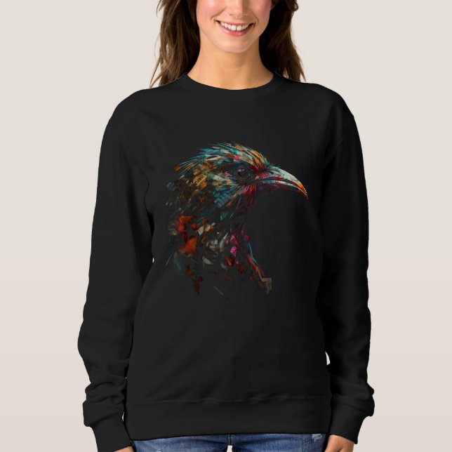 Moletom Bird Artwork  Bird Motif Animal Bird 6 (Frente)