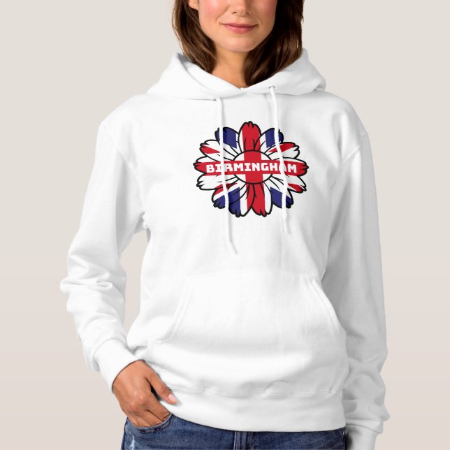 Moletom Birmingham Union Jack Sunflower British Pride (Frente)