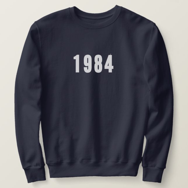 Moletom Birth Year Sweatshirt (Frente do Design)