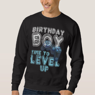 Moletom Birthday Boy Time To Level Up Video Game Controlad