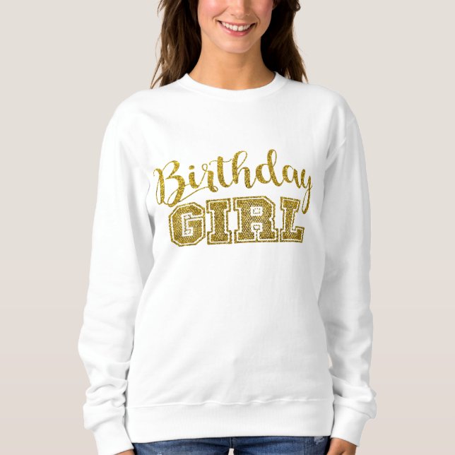 Moletom Birthday Girl (Frente)