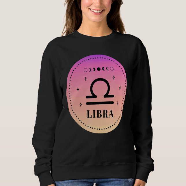 Moletom Birthday Libra Mulheres Zodiac - Sinal Libra (Frente)