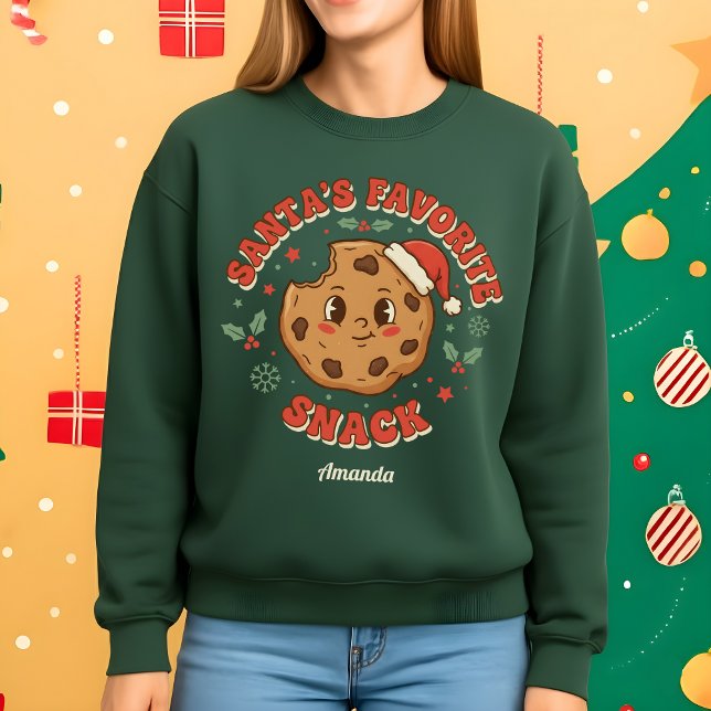 Moletom Biscoito Divertido de Natal do Lanche Favorito do  (Criador carregado)