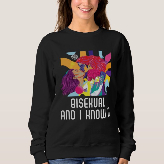 Moletom Bisexual And I Know It Rainbow Pride Bisexuality L (Frente)