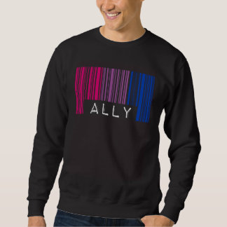Moletom Bisexual Barcode Pride Ally Queer Aesthetic LGBTQ 