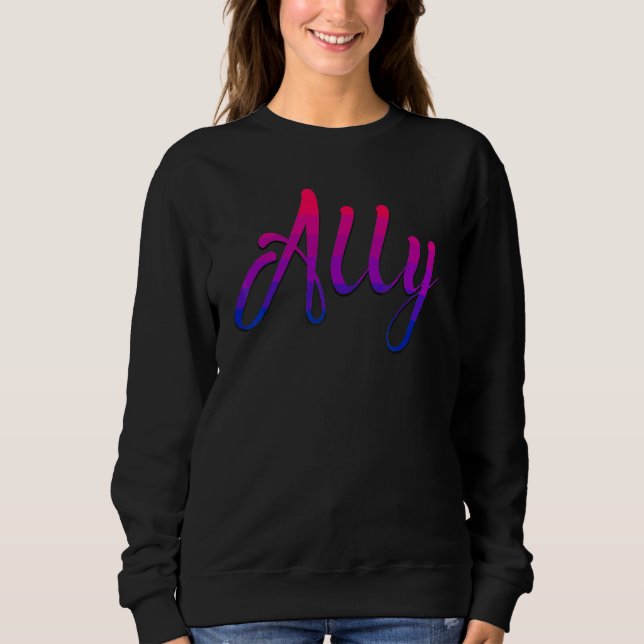 Moletom Bisexual Bi Pride Flag Ally (Frente)