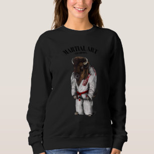 Moletom Bison Bull Judo Karate Master em White Judogi