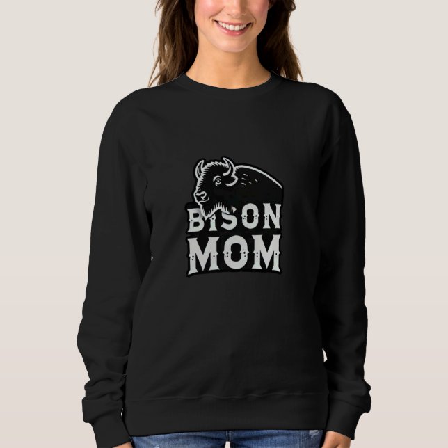 Moletom Bison Mamãe Shirt Bison Bover Bisons (Frente)