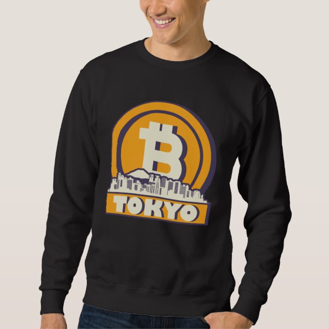 Moletom Bitcoin 東京都 Skyline  Tokyo Bitcoin Maximalist (Frente)