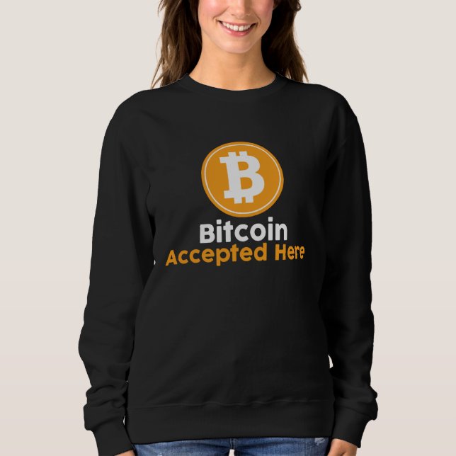 Moletom Bitcoin Accepted Here (Frente)