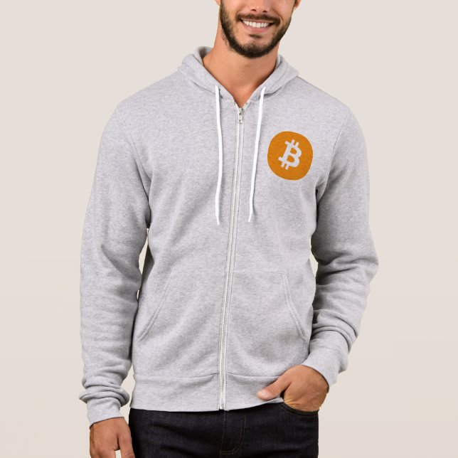 Moletom Bitcoin BTC Logo Crypto Blockchain Shirt (Frente)